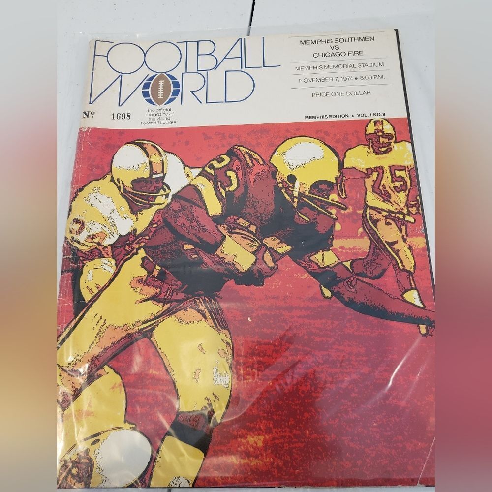 Vintage Football World Magazine 1974